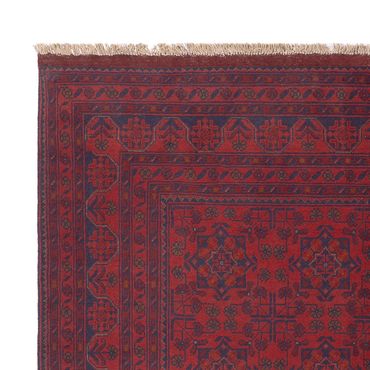Afghan Rug - Kunduz - 231 x 176 cm - red