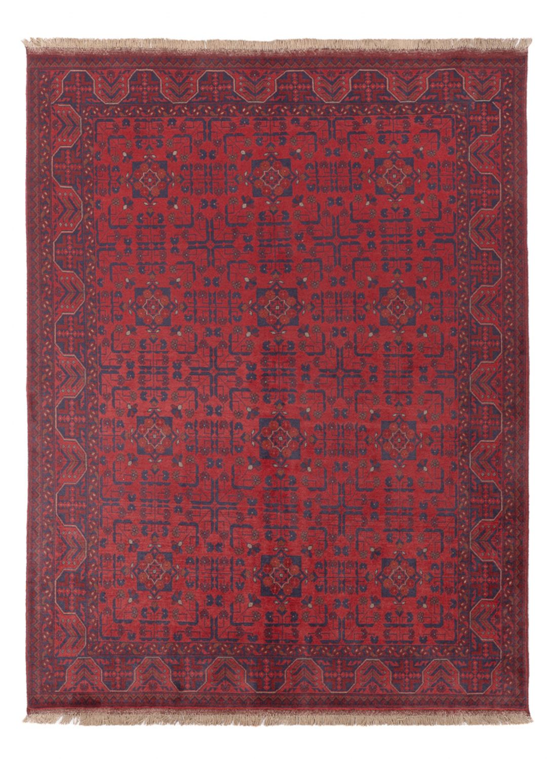 Afghan Rug - Kunduz - 234 x 171 cm - red