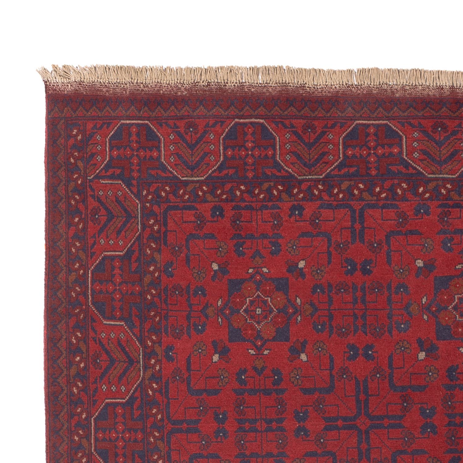 Afghan Rug - Kunduz - 234 x 171 cm - red