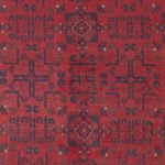 Afghan Rug - Kunduz - 234 x 171 cm - red