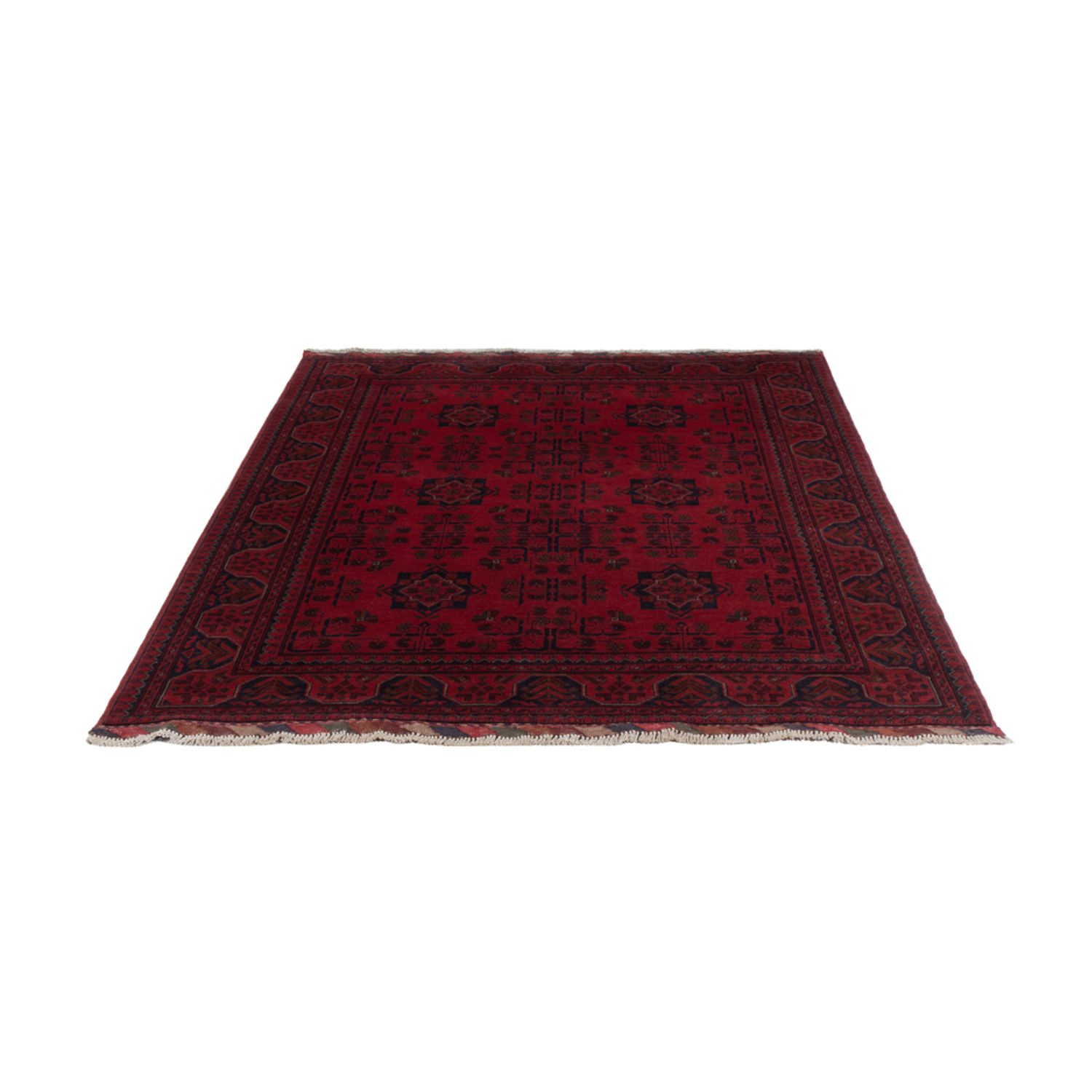 Afghan Rug - Kunduz - 200 x 148 cm - red