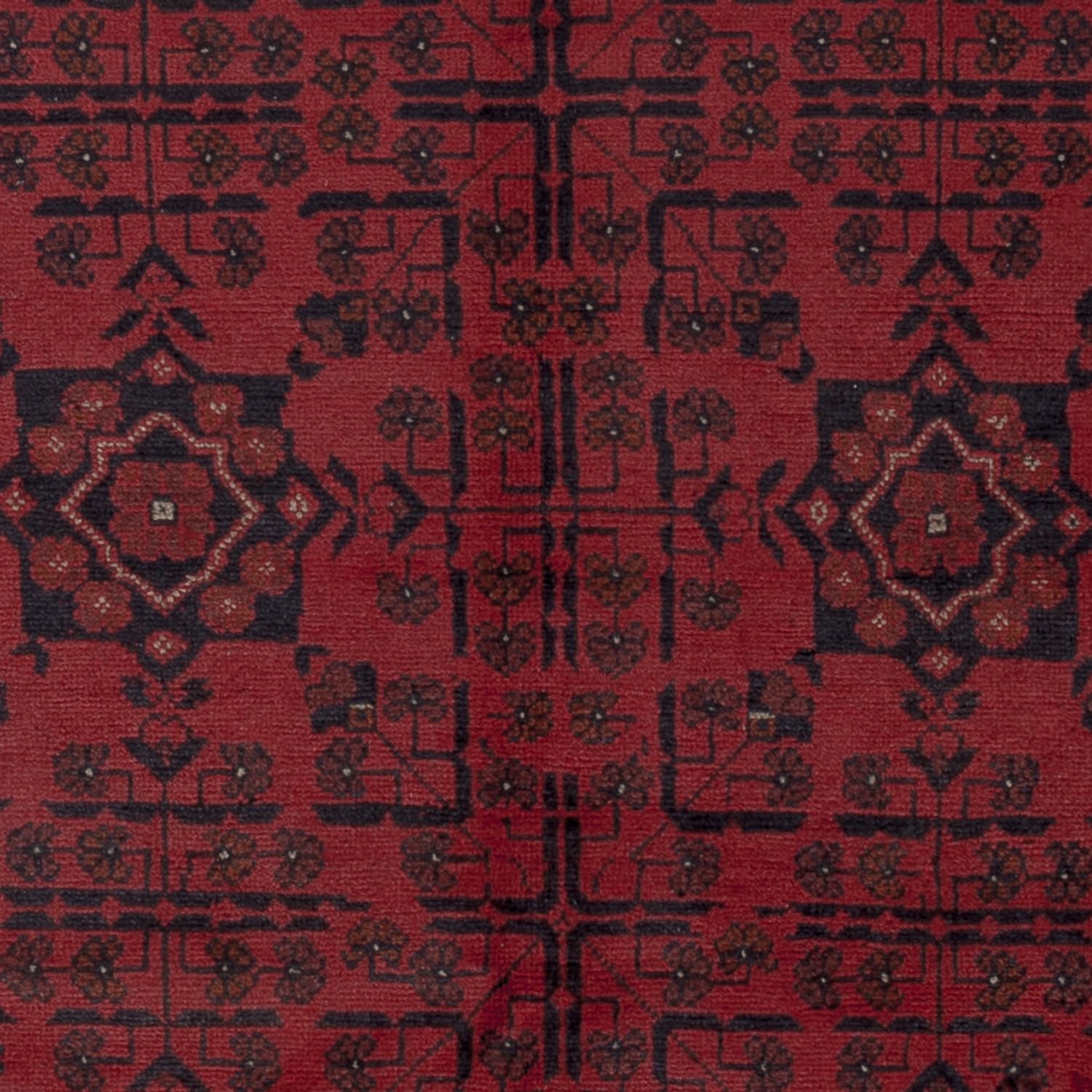 Afghan Rug - Kunduz - 200 x 145 cm - red