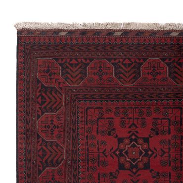 Afghan Rug - Kunduz - 200 x 145 cm - red