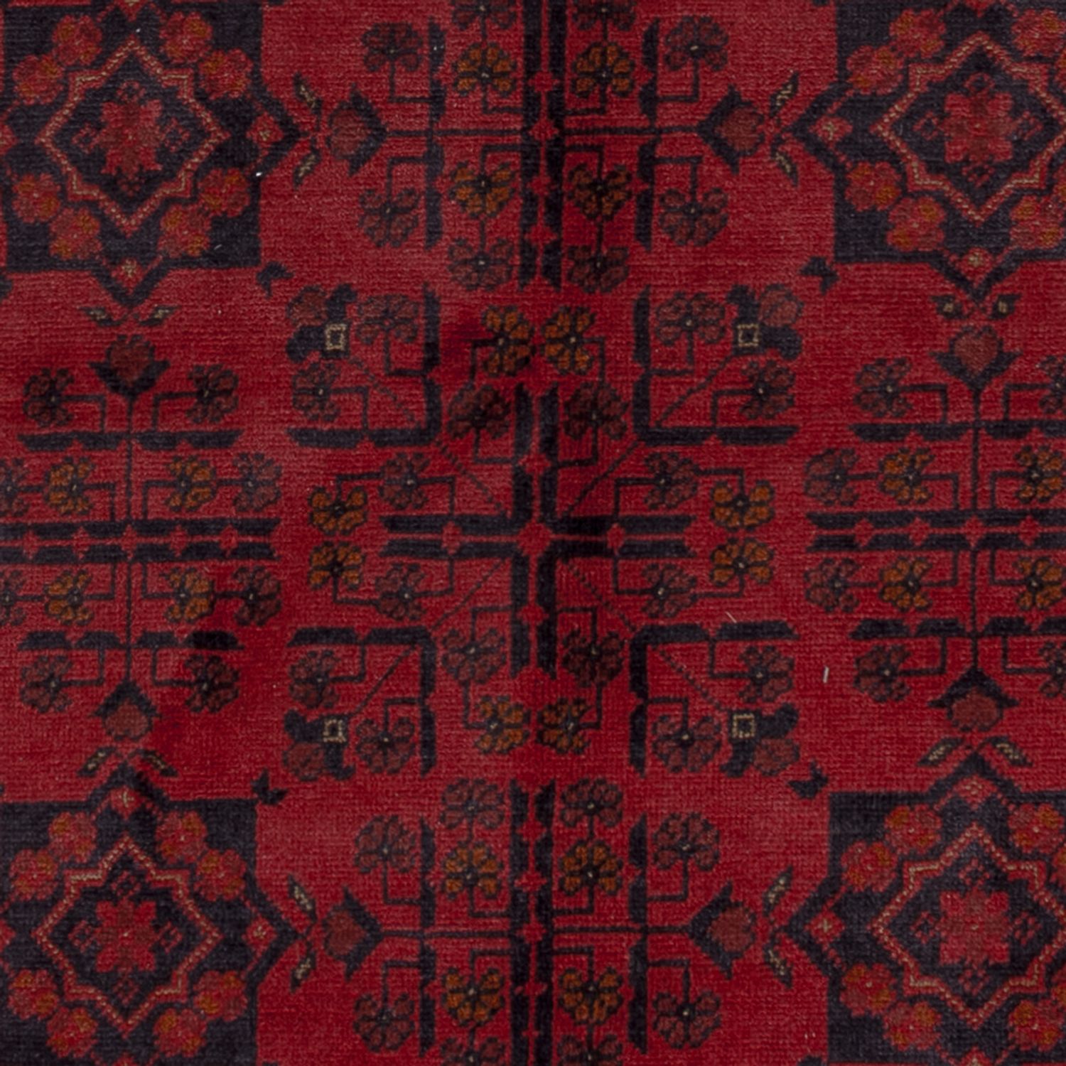 Afghan Rug - Kunduz - 200 x 152 cm - red
