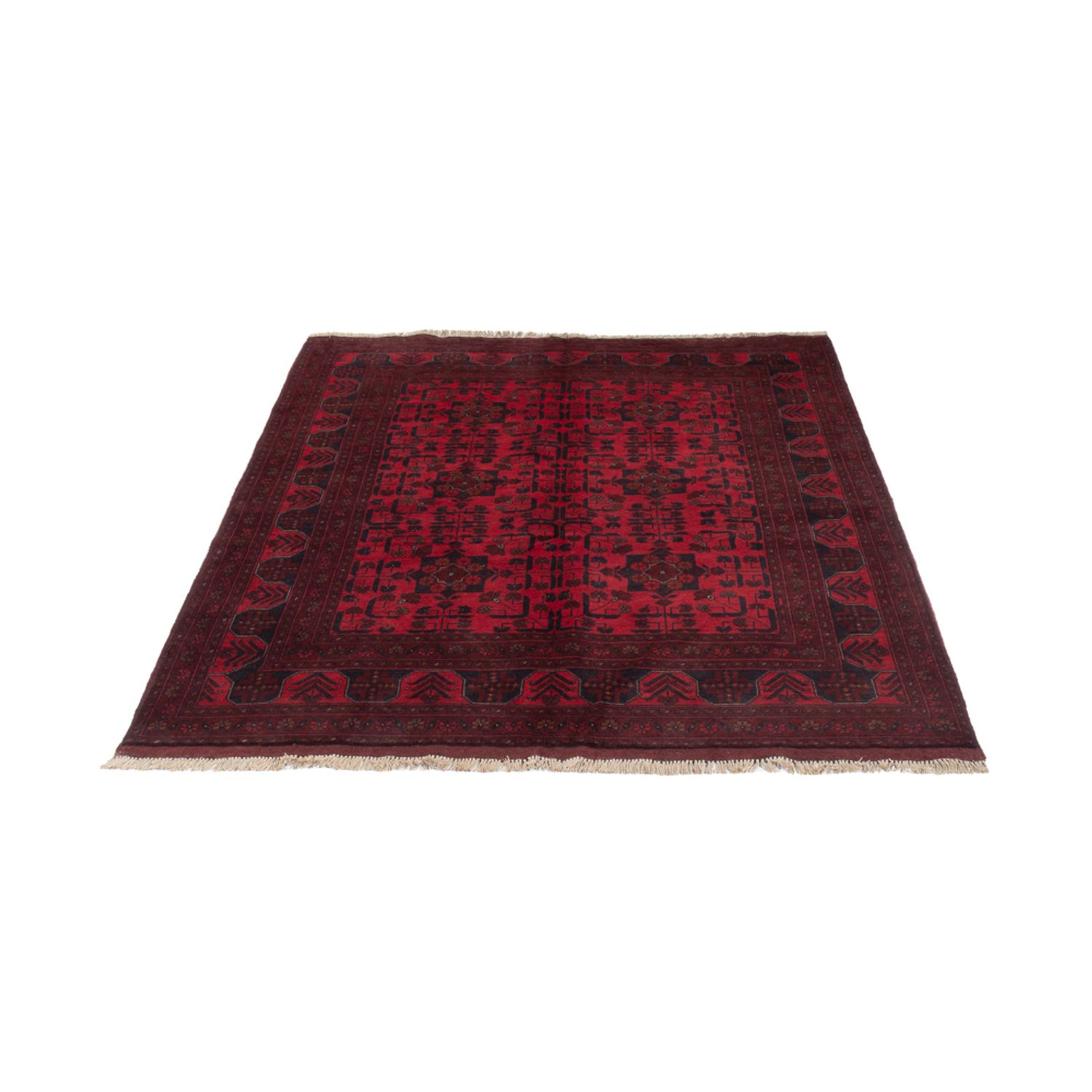 Afghan Rug - Kunduz - 203 x 149 cm - red