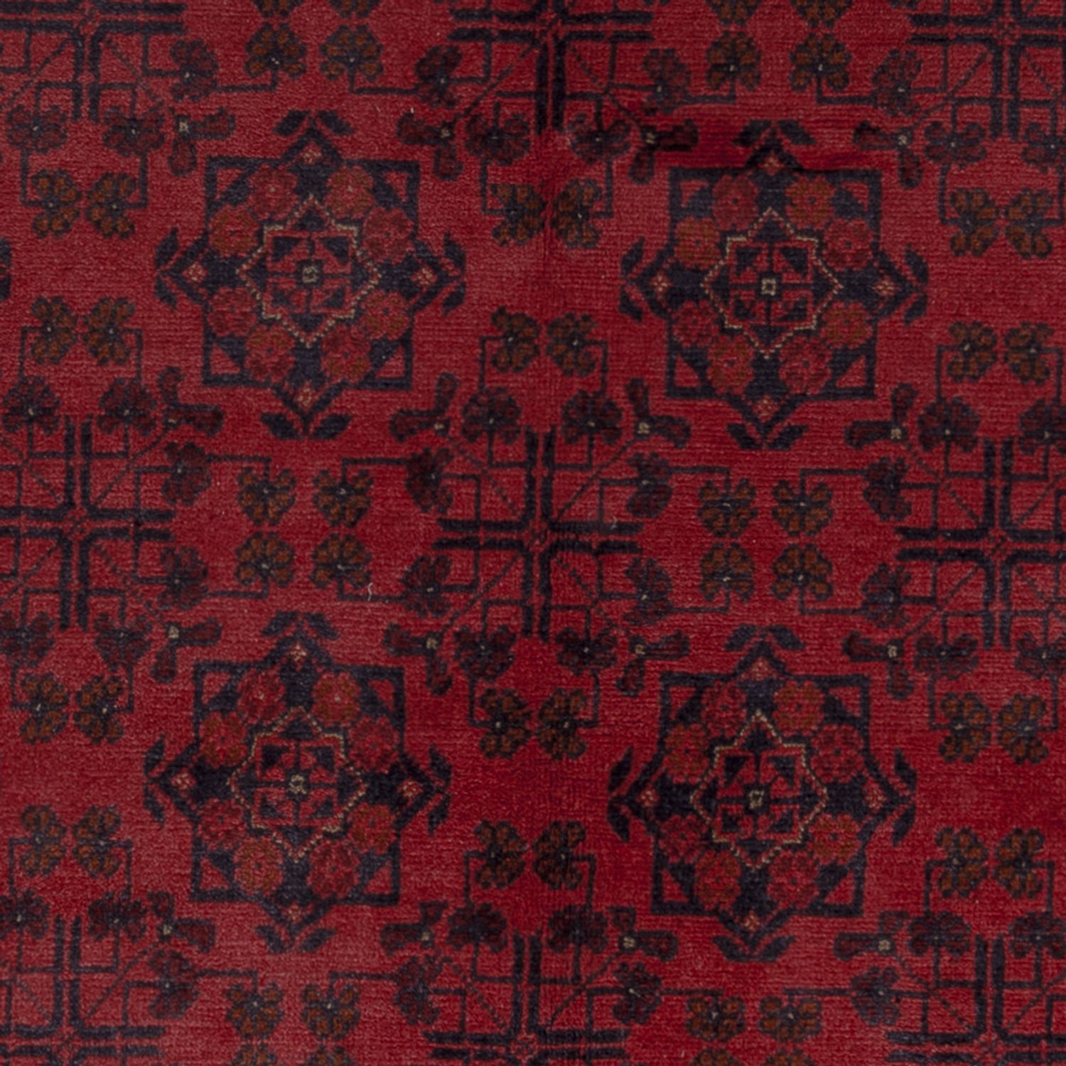 Afghan Rug - Kunduz - 200 x 151 cm - red