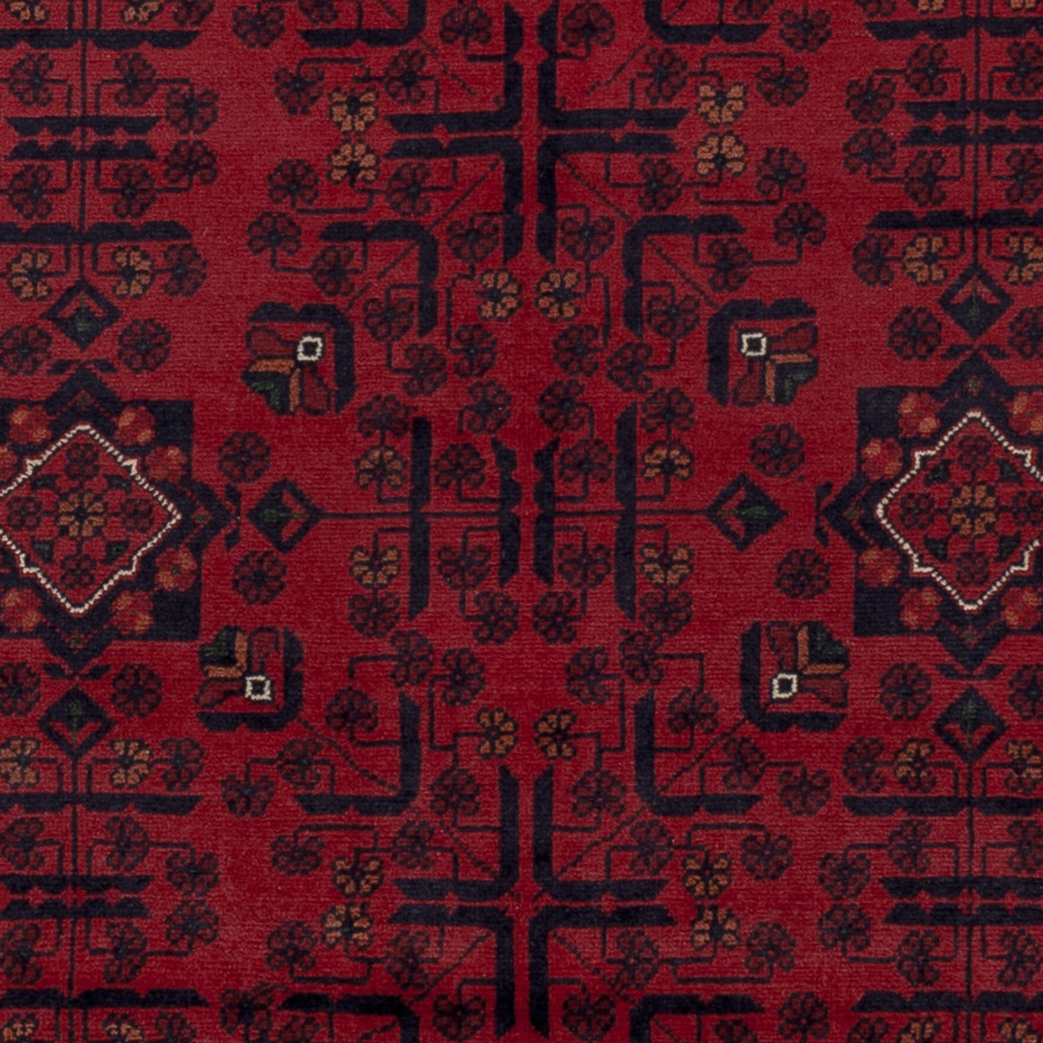 Afghan Rug - Kunduz - Royal - 195 x 153 cm - red