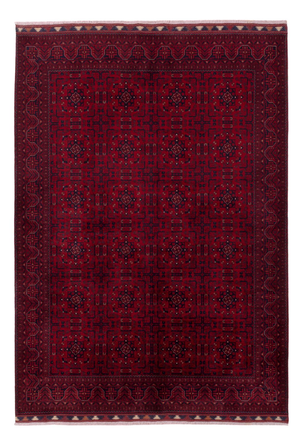 Afghan Rug - Royal - 240 x 176 cm - red