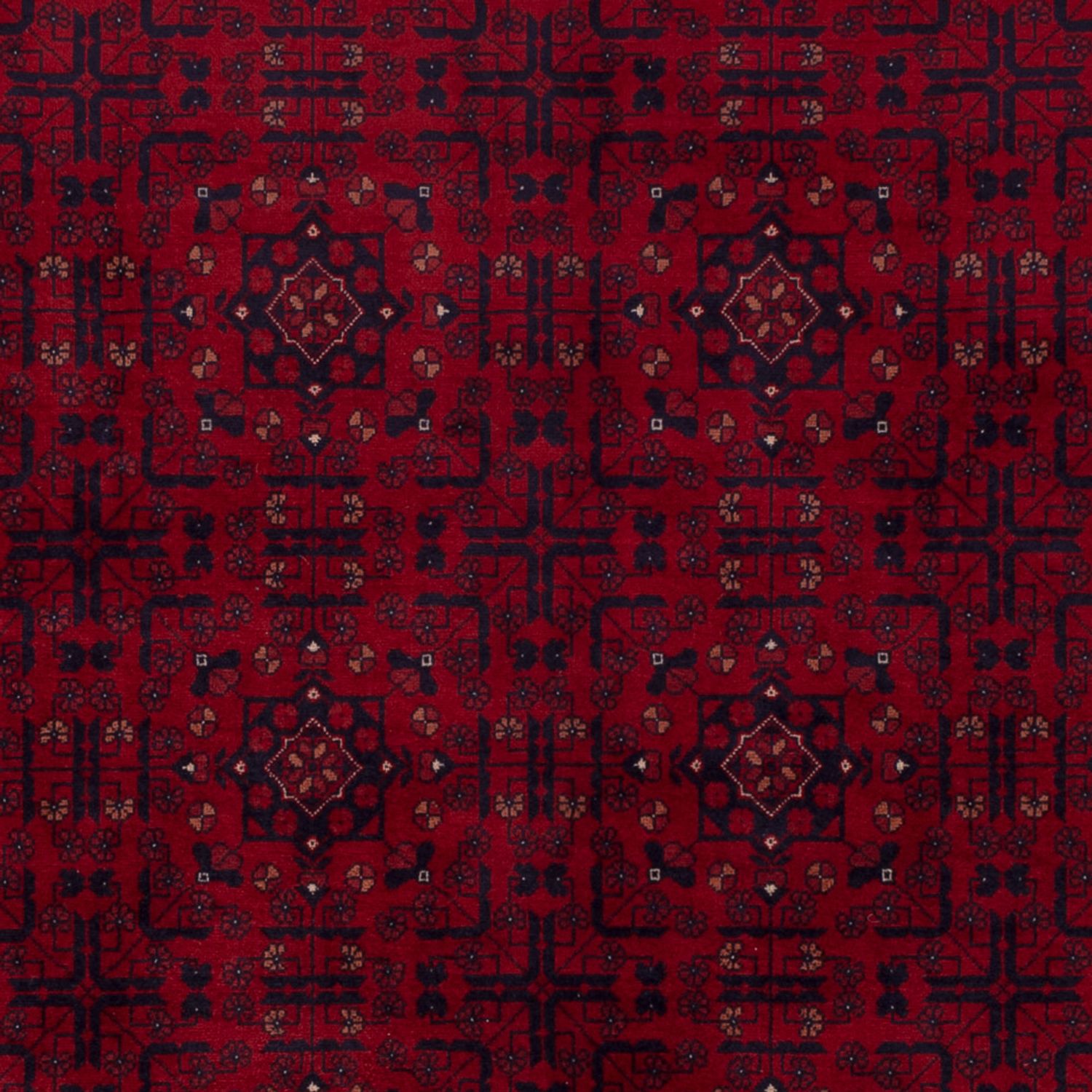 Afghan Rug - Royal - 240 x 176 cm - red