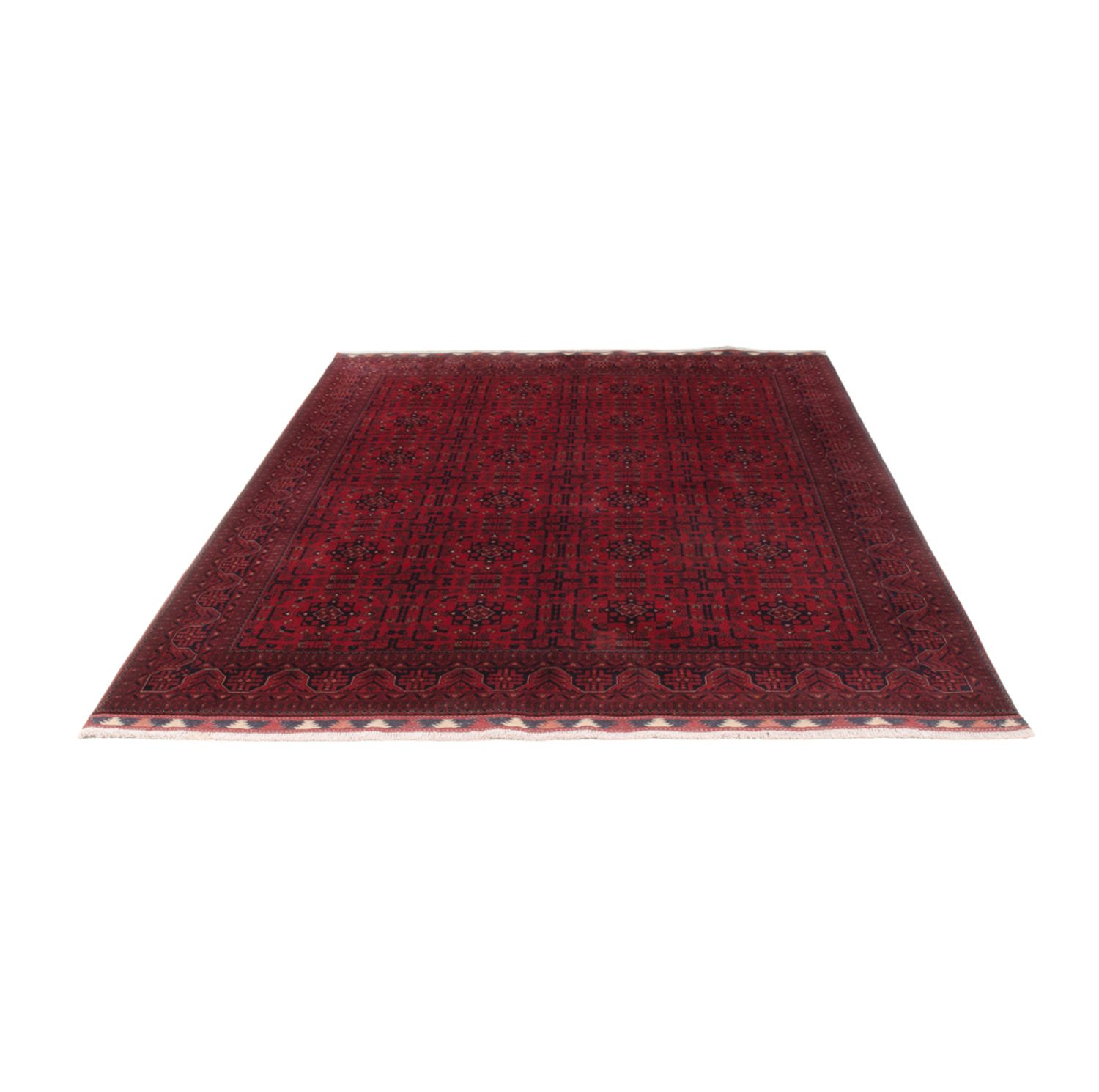 Afghan Rug - Royal - 240 x 176 cm - red