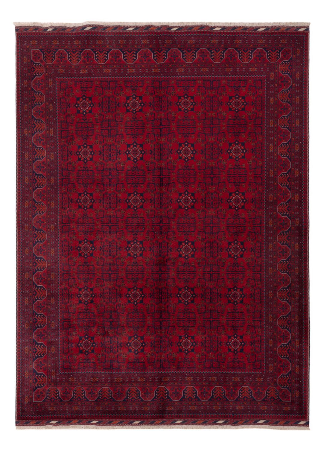 Afghan Rug - Royal - 240 x 171 cm - red