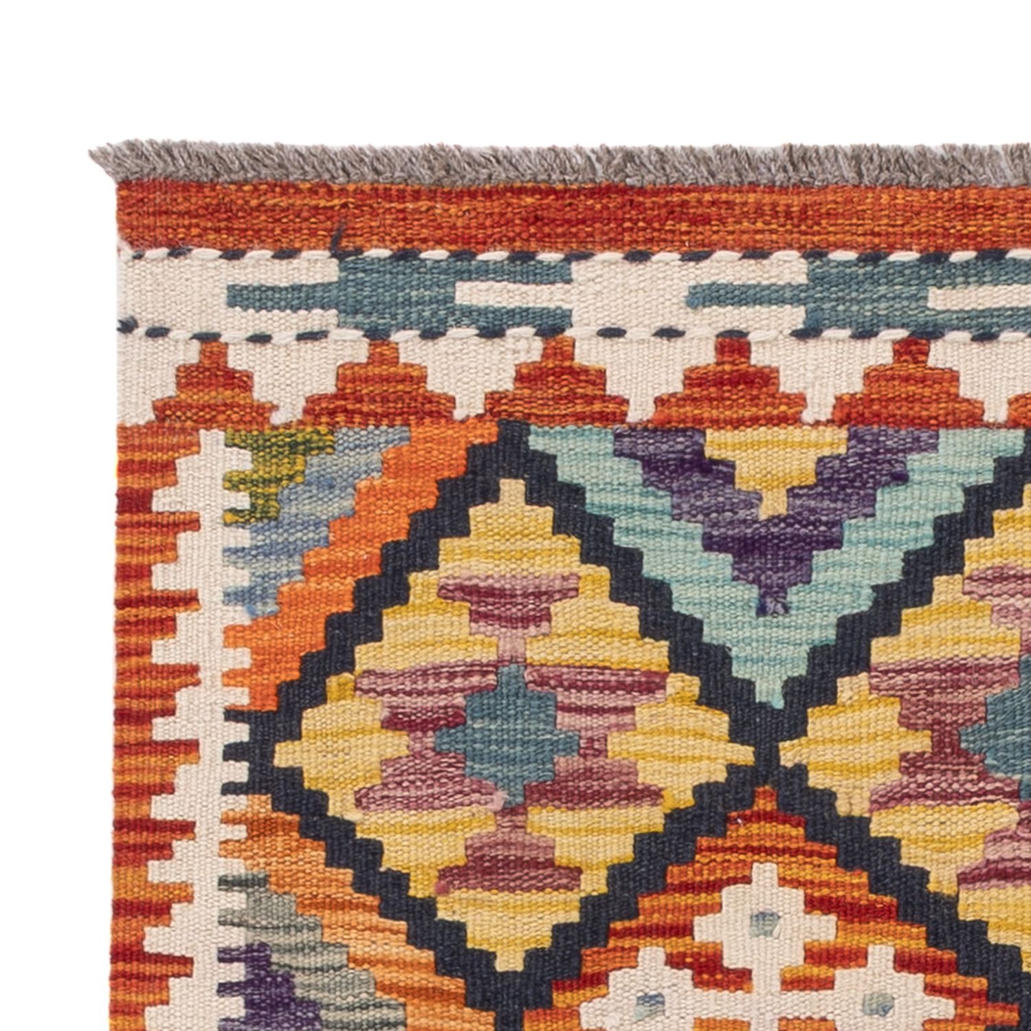 Kelim Rug - Splash - 129 x 81 cm - multicolored