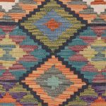 Kelim Rug - Splash - 124 x 81 cm - multicolored