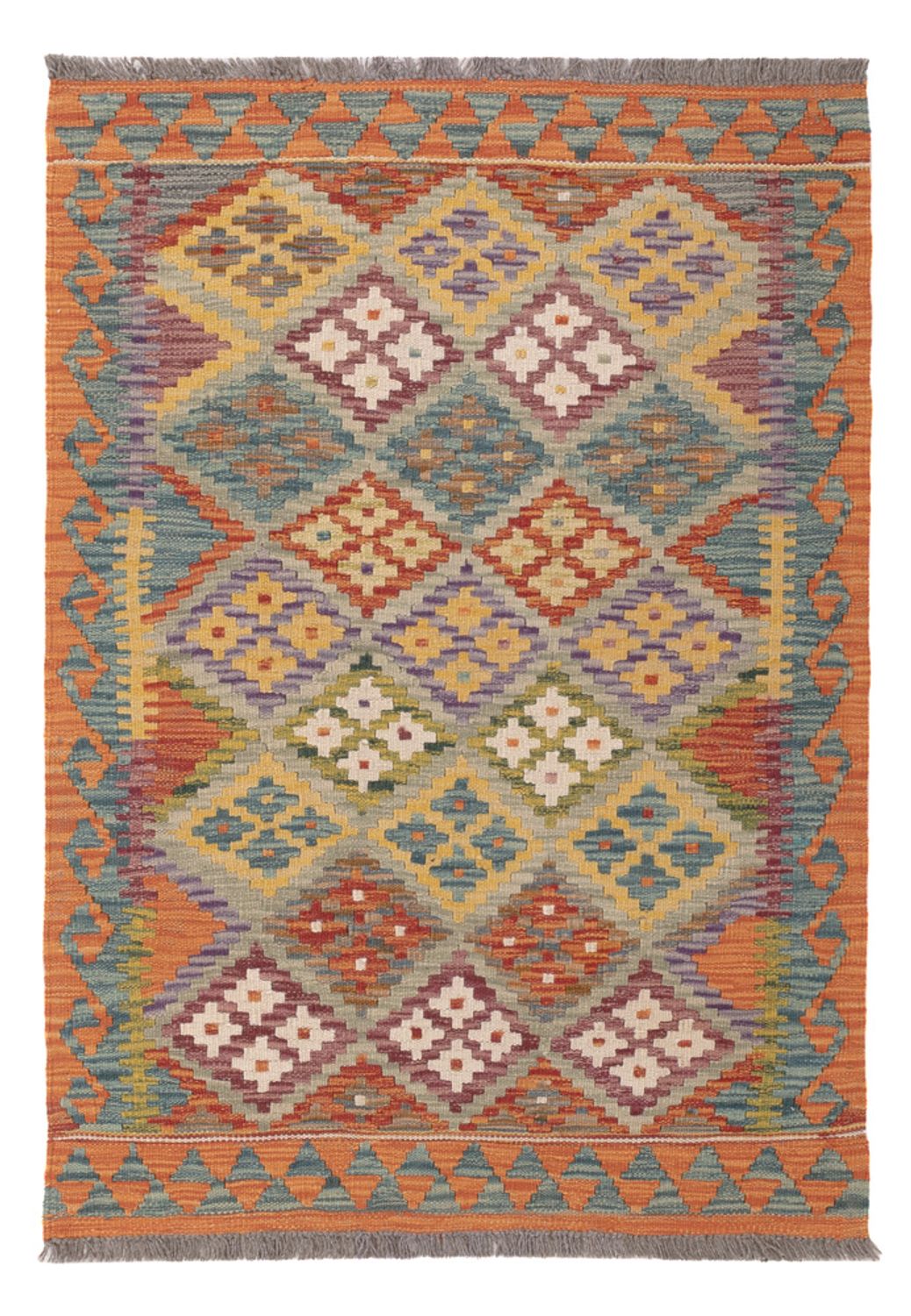 Kelim Rug - Splash - 120 x 85 cm - multicolored