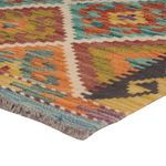 Kelim Rug - Splash - 123 x 80 cm - multicolored