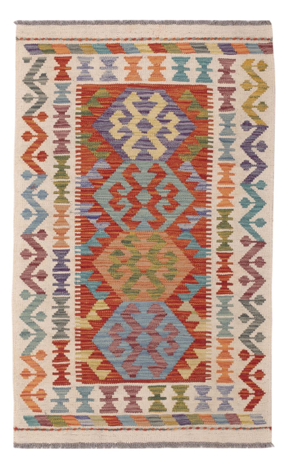 Kelim Rug - Splash - 120 x 75 cm - multicolored