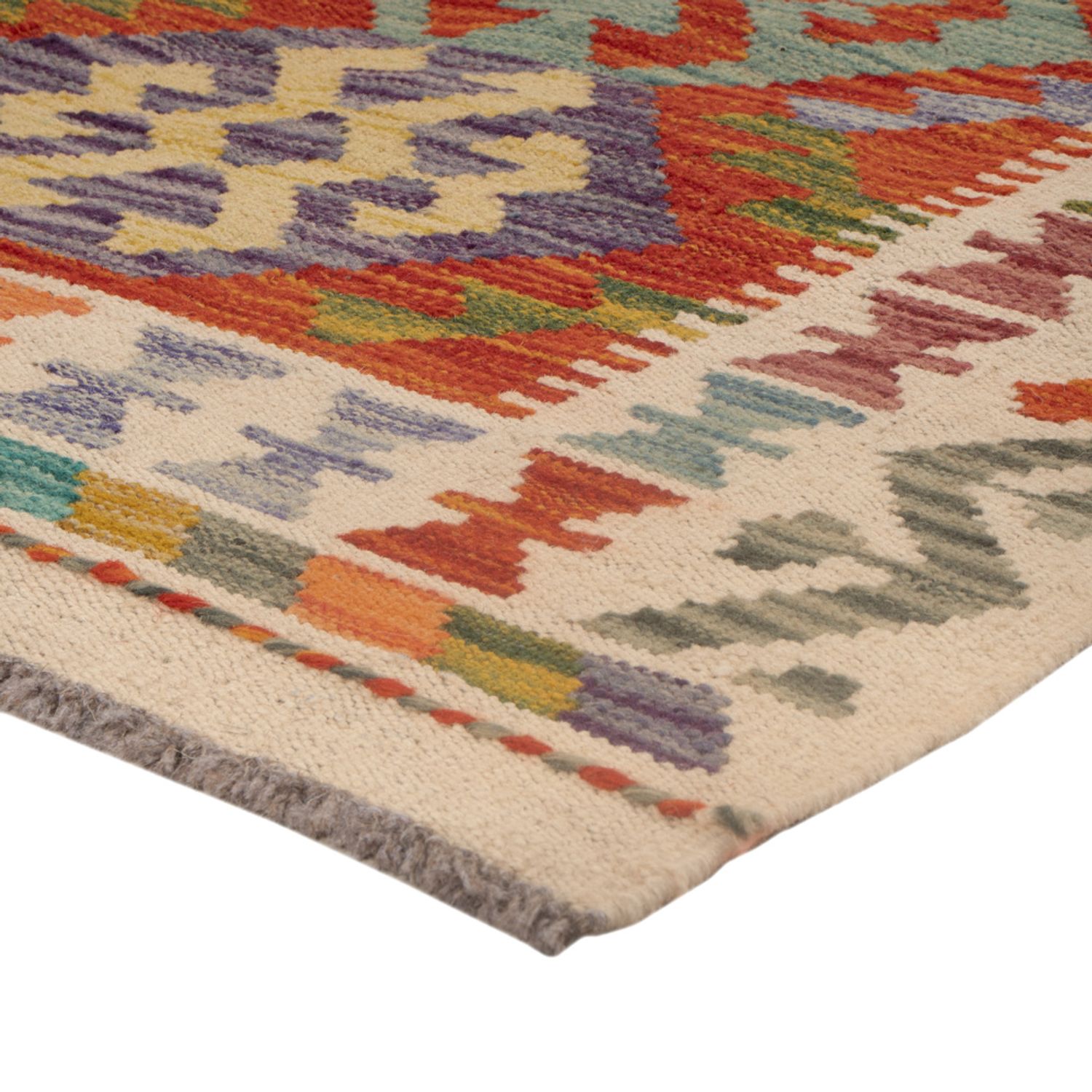 Kelim Rug - Splash - 120 x 75 cm - multicolored