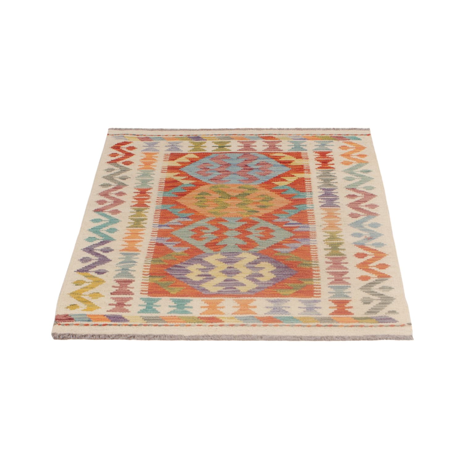 Kelim Rug - Splash - 120 x 75 cm - multicolored