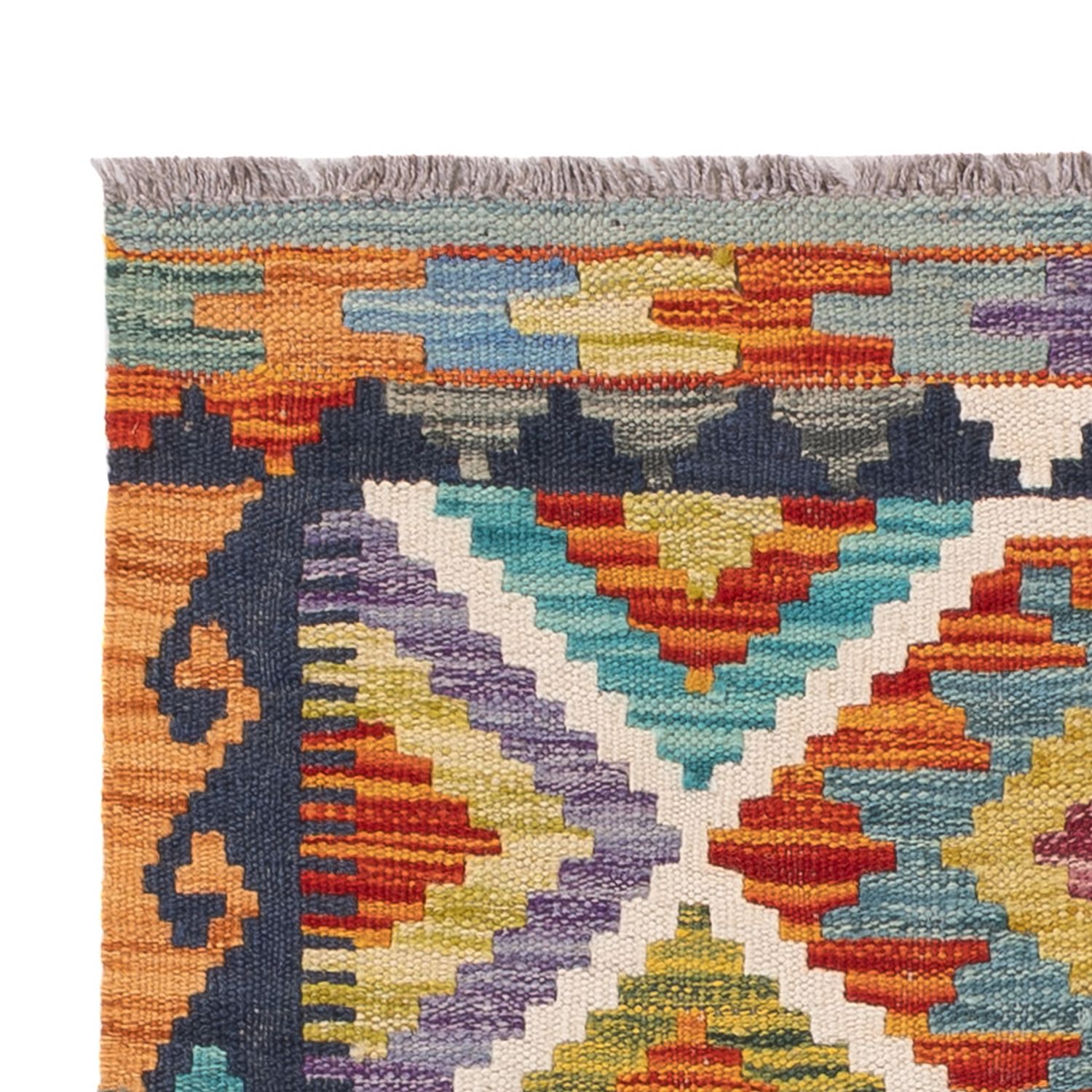 Kelim Rug - Splash - 127 x 79 cm - multicolored