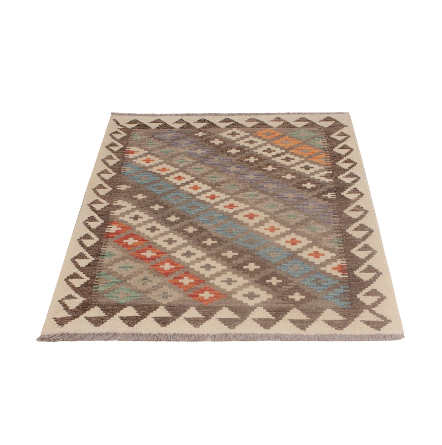 Kelim Rug - Splash - 128 x 85 cm - multicolored