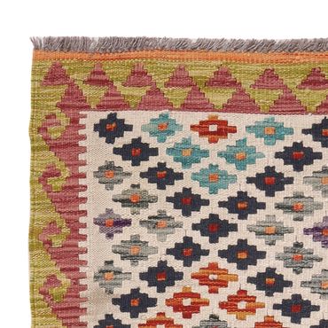 Kelim Rug - Splash - 126 x 87 cm - multicolored