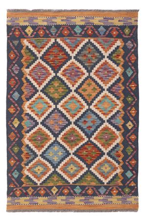 Kelim Rug - Splash - 126 x 87 cm - multicolored