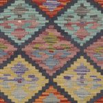 Kelim Rug - Splash - 123 x 86 cm - multicolored