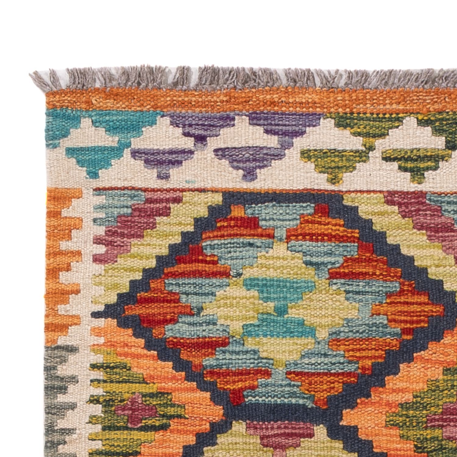 Kelim Rug - Splash - 130 x 83 cm - multicolored