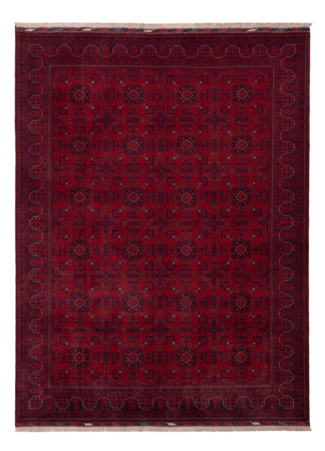 Afghan Rug - Royal - 235 x 174 cm - red