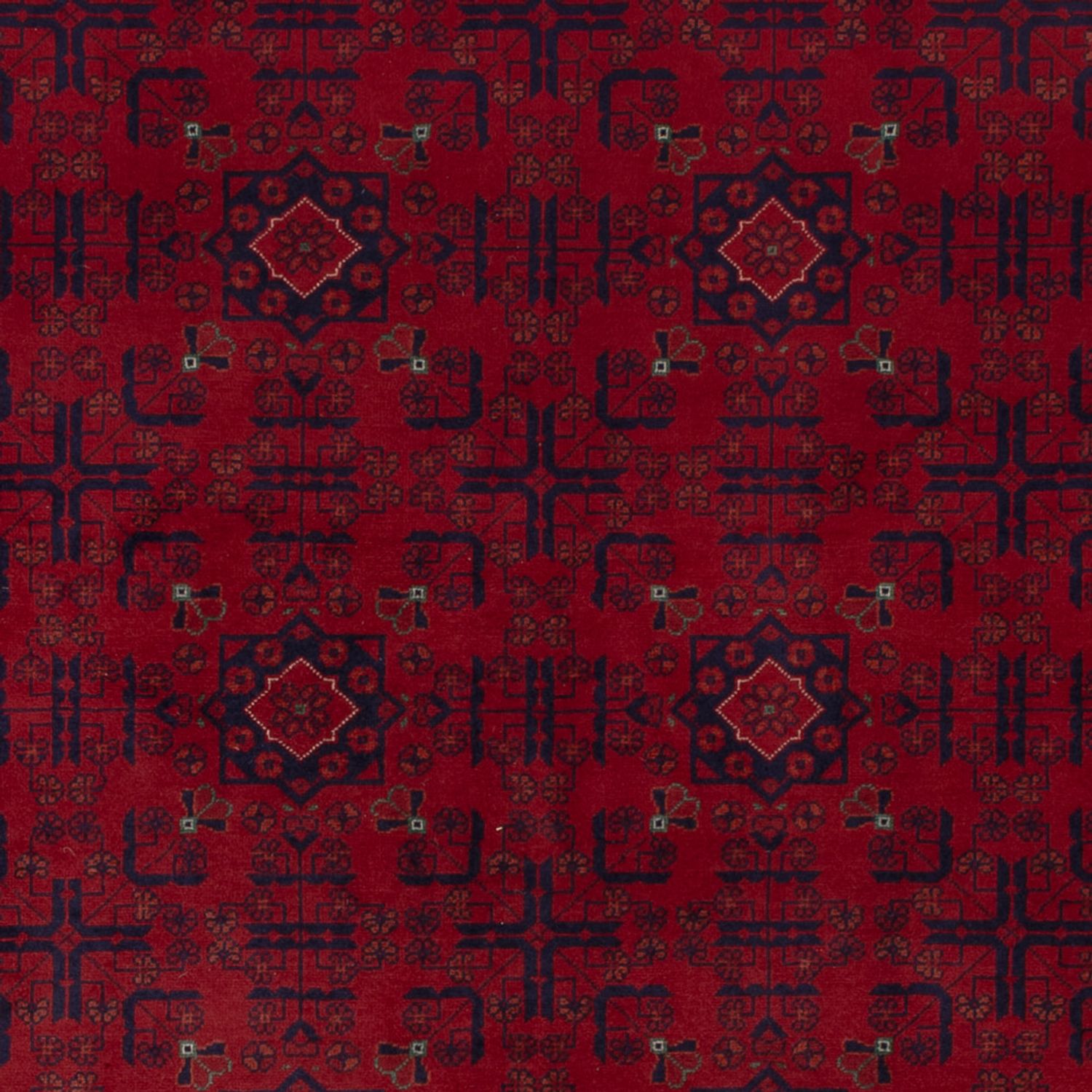 Afghan Rug - Royal - 235 x 174 cm - red