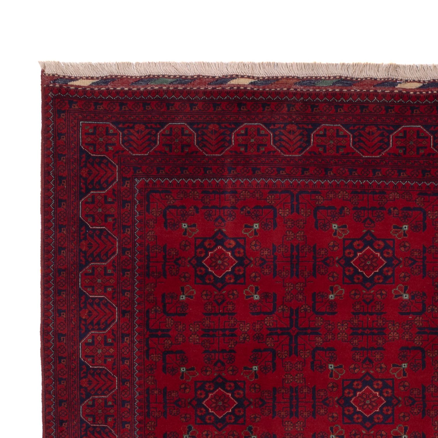 Afghan Rug - Royal - 235 x 174 cm - red