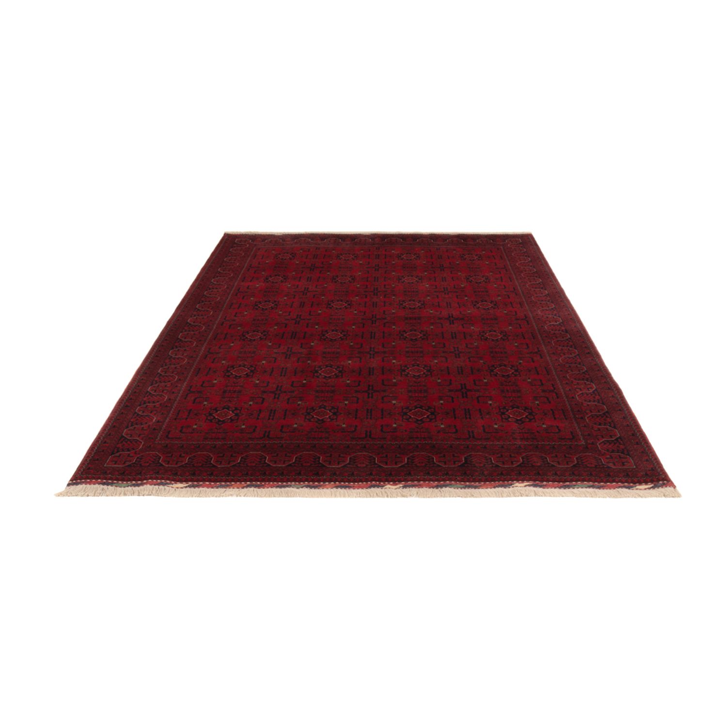 Afghan Rug - Royal - 235 x 174 cm - red