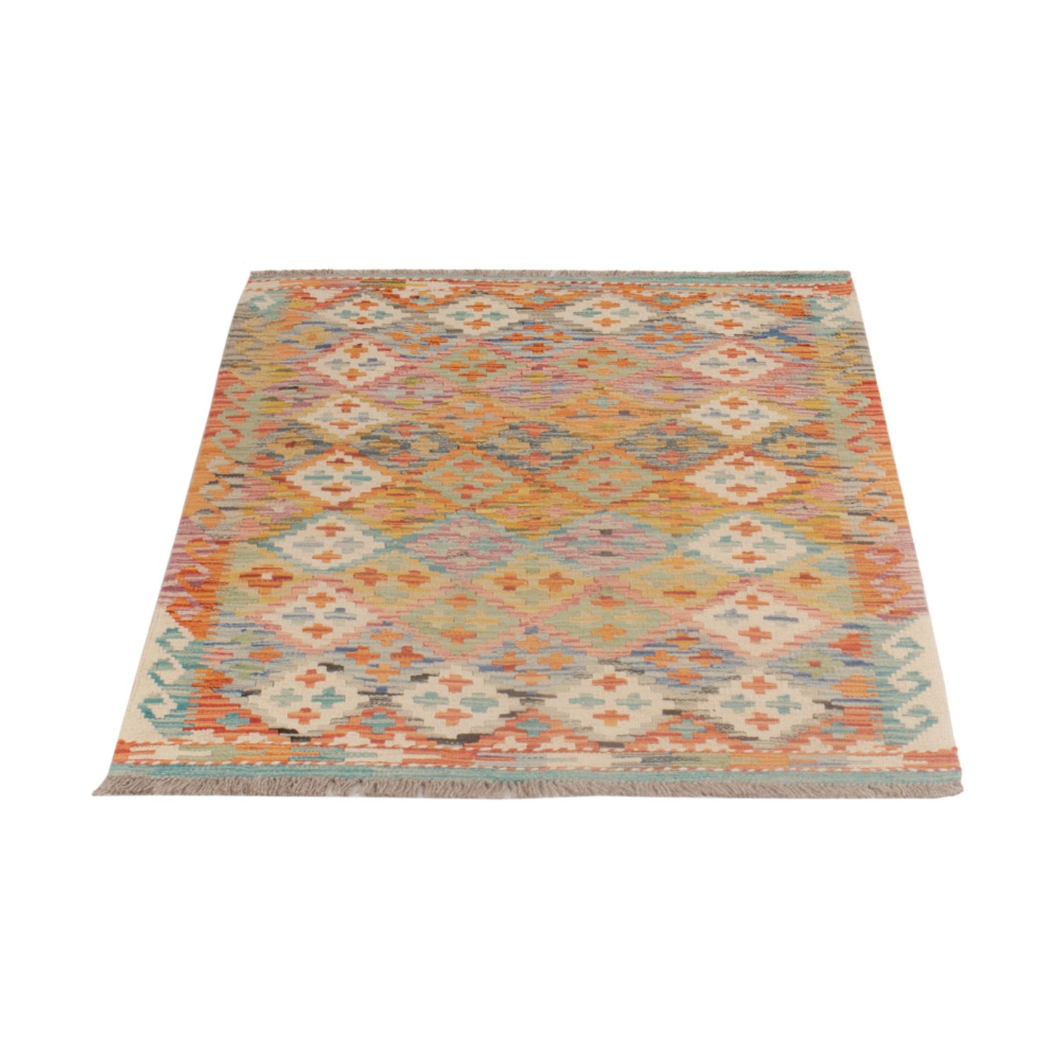 Kelim Rug - Splash - 124 x 84 cm - multicolored