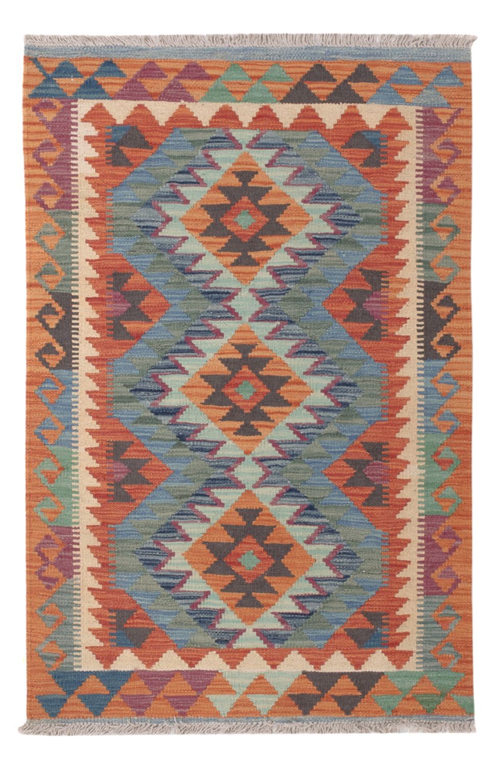 Kelim Rug - Splash - 125 x 81 cm - multicolored
