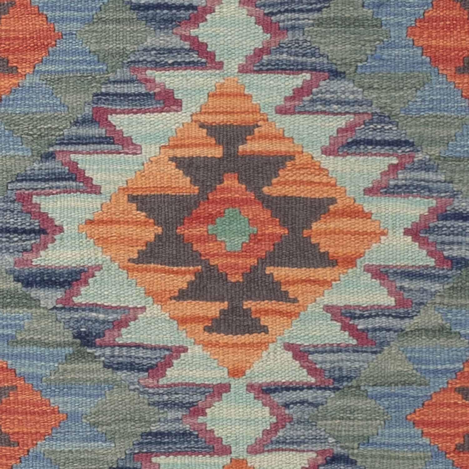 Kelim Rug - Splash - 125 x 81 cm - multicolored