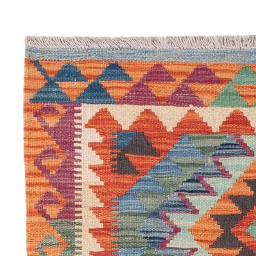 Kelim Rug - Splash - 125 x 81 cm - multicolored