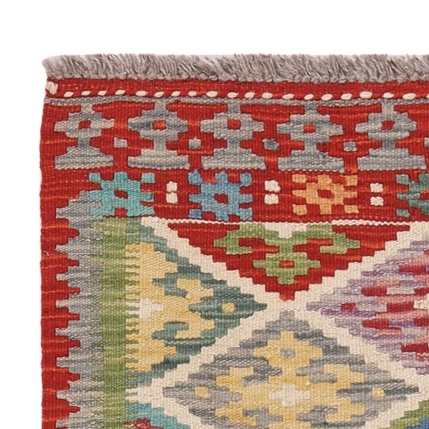 Kelim Rug - Splash - 117 x 73 cm - multicolored