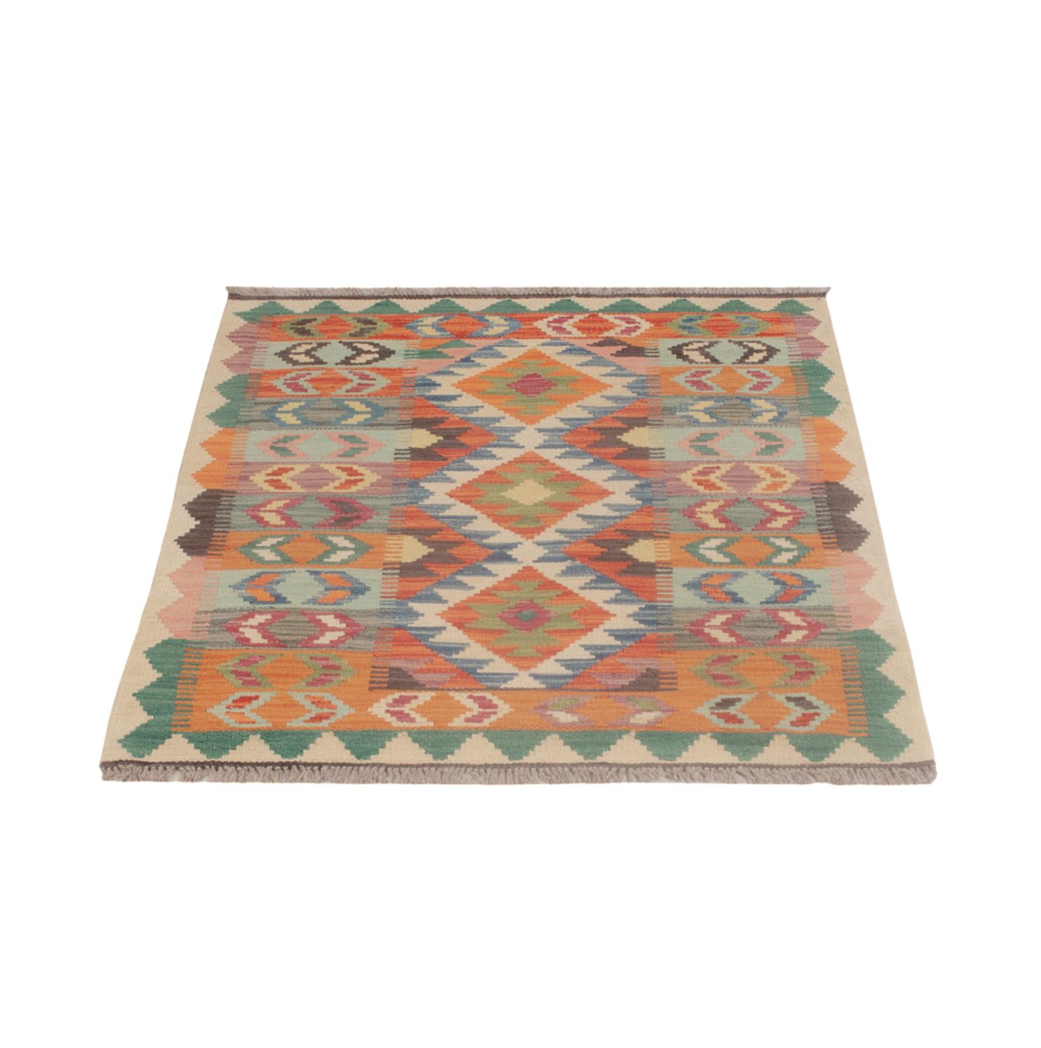 Kelim Rug - Splash - 118 x 82 cm - multicolored