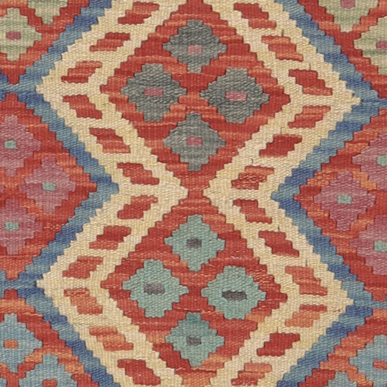 Kelim Rug - Splash - 124 x 83 cm - multicolored