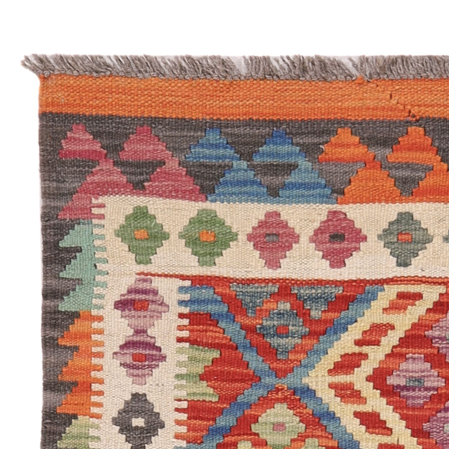 Kelim Rug - Splash - 124 x 83 cm - multicolored