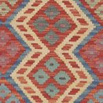 Kelim Rug - Splash - 124 x 83 cm - multicolored