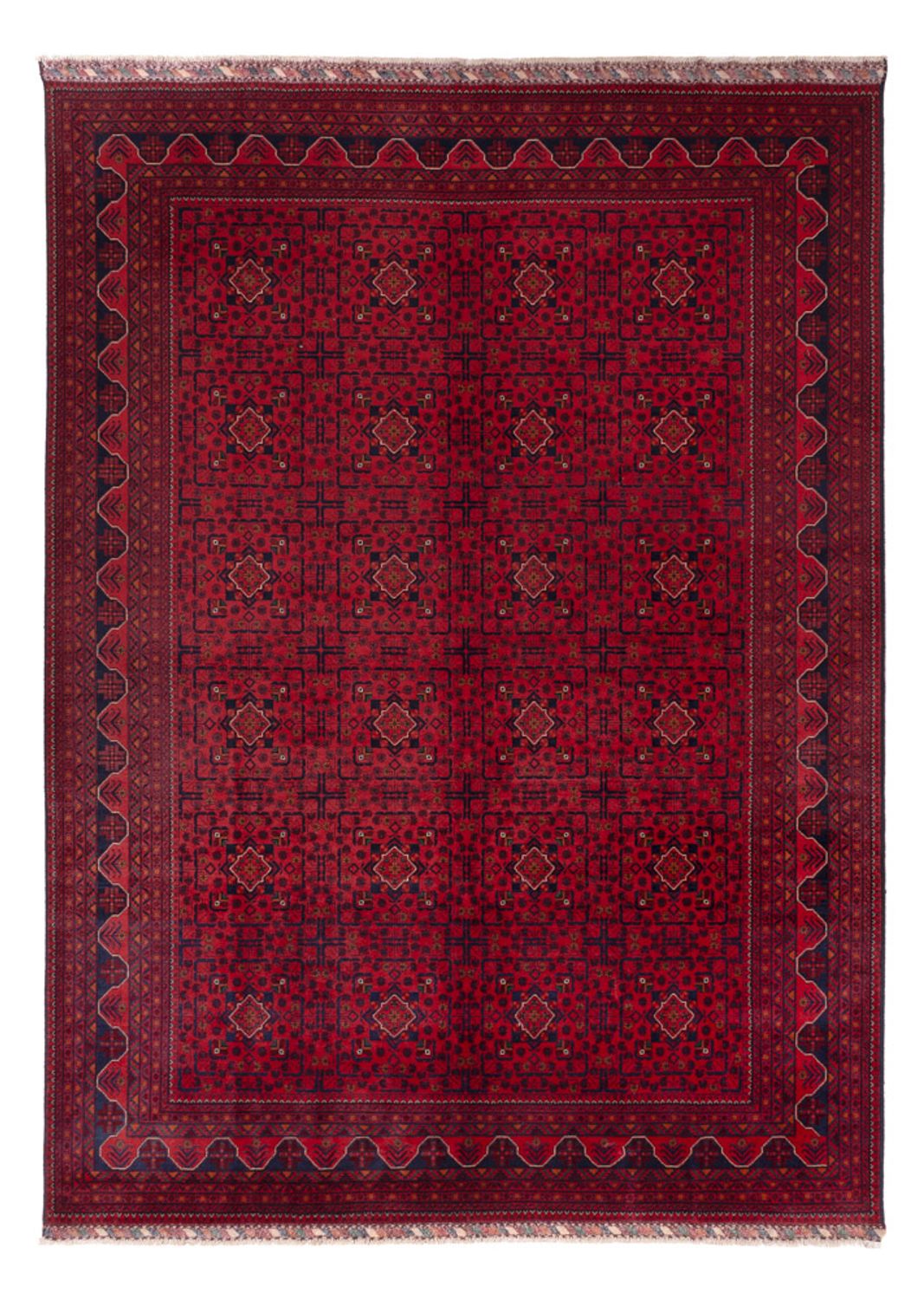Afghan Rug - Kunduz - Royal - 343 x 247 cm - red