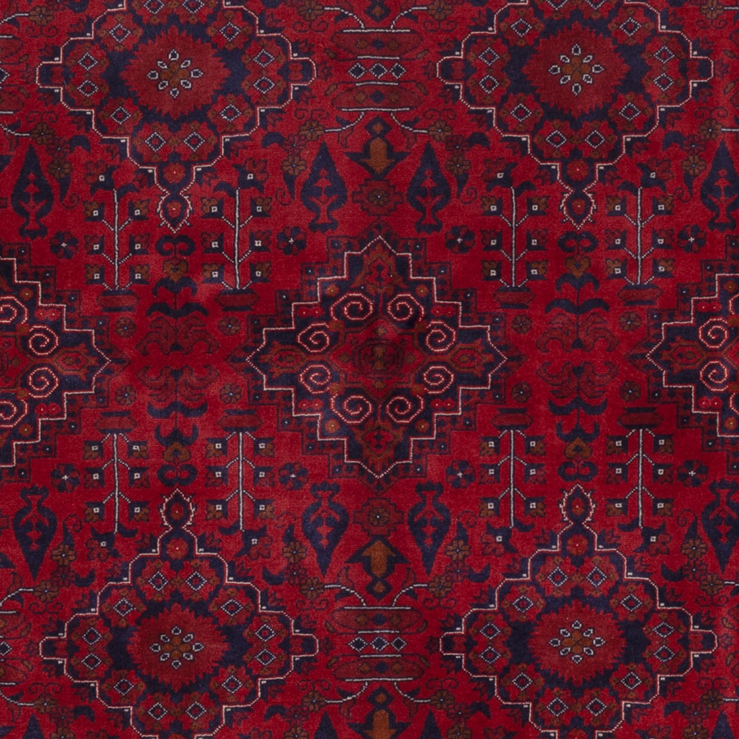 Afghan Rug - Royal - 232 x 167 cm - red
