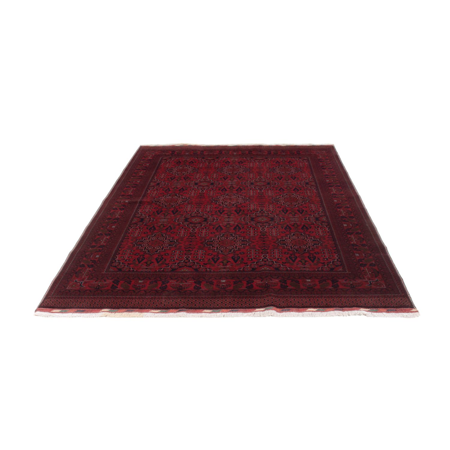 Afghan Rug - Royal - 232 x 167 cm - red