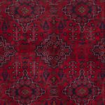 Afghan Rug - Royal - 232 x 167 cm - red