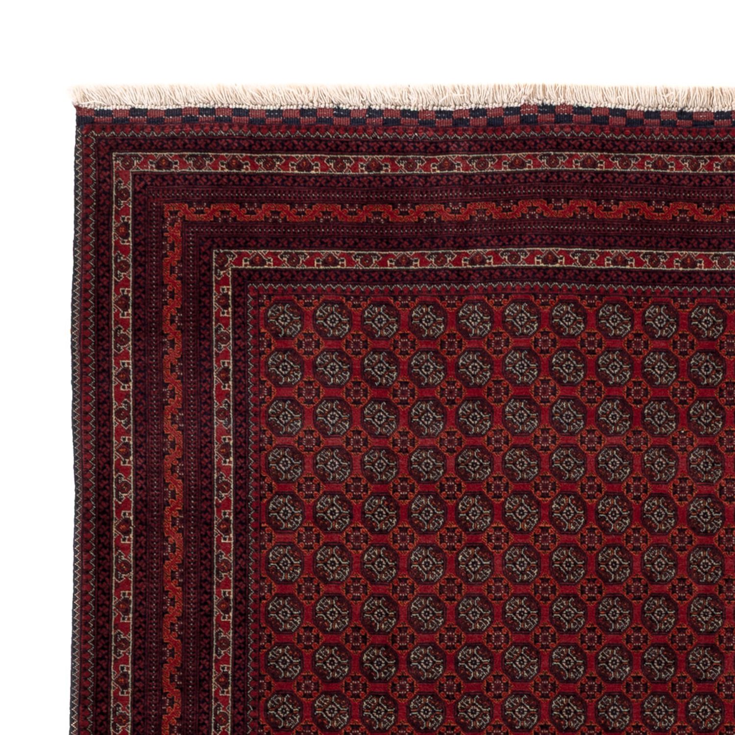 Afghan Rug - Royal - 196 x 150 cm - red