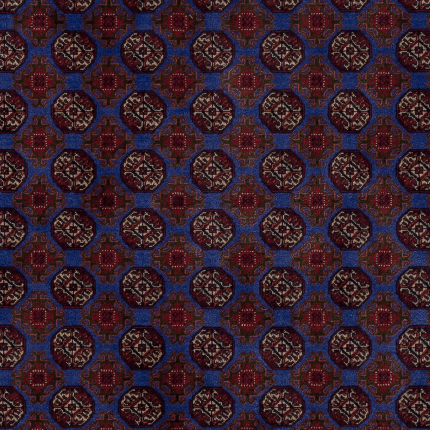 Afghan Rug - Royal - 195 x 151 cm - blue