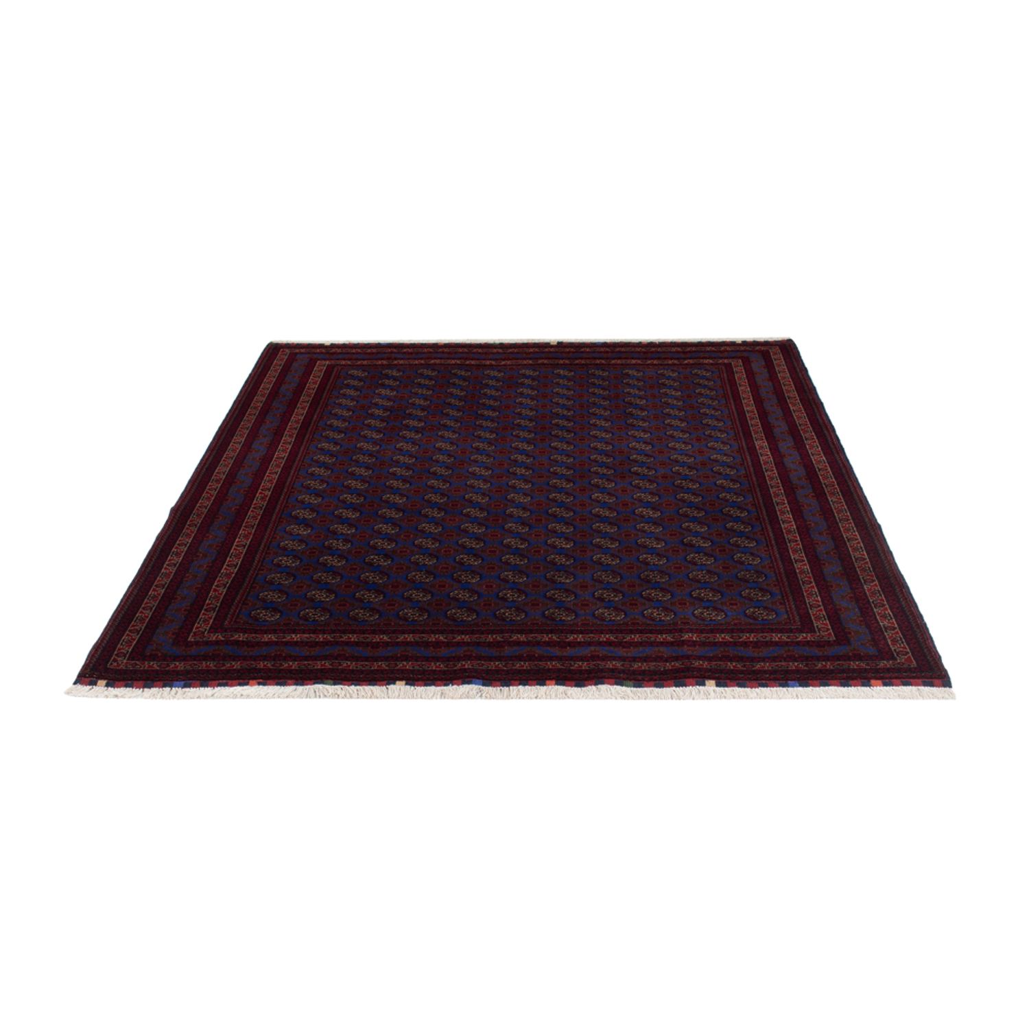 Afghan Rug - Royal - 195 x 151 cm - blue