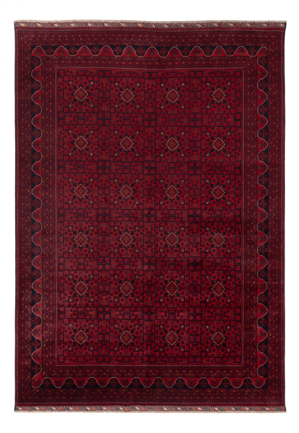 Afghan Rug - Kunduz - Royal - 343 x 247 cm - red
