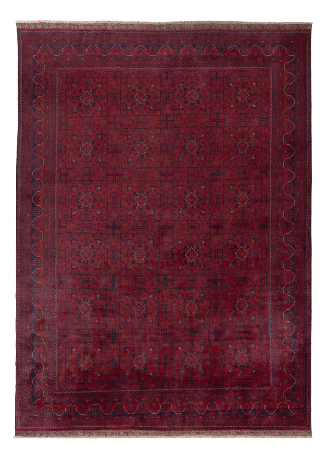 Afghan Rug - Kunduz - 342 x 248 cm - red